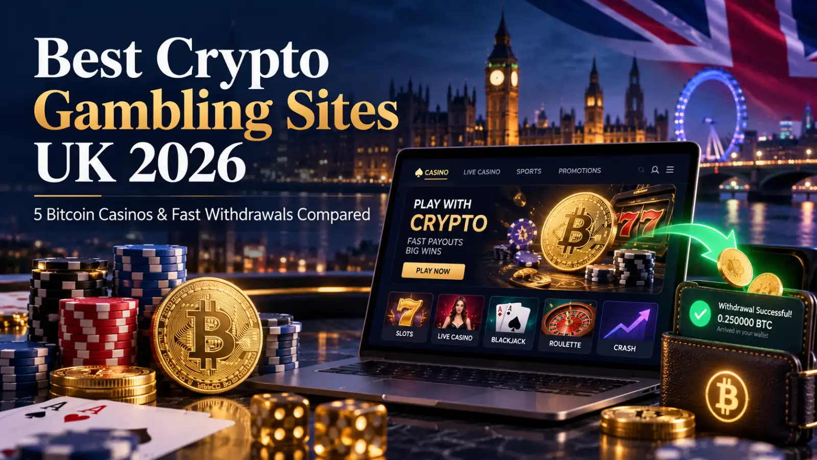 Best Crypto Gambling Sites UK 2026
